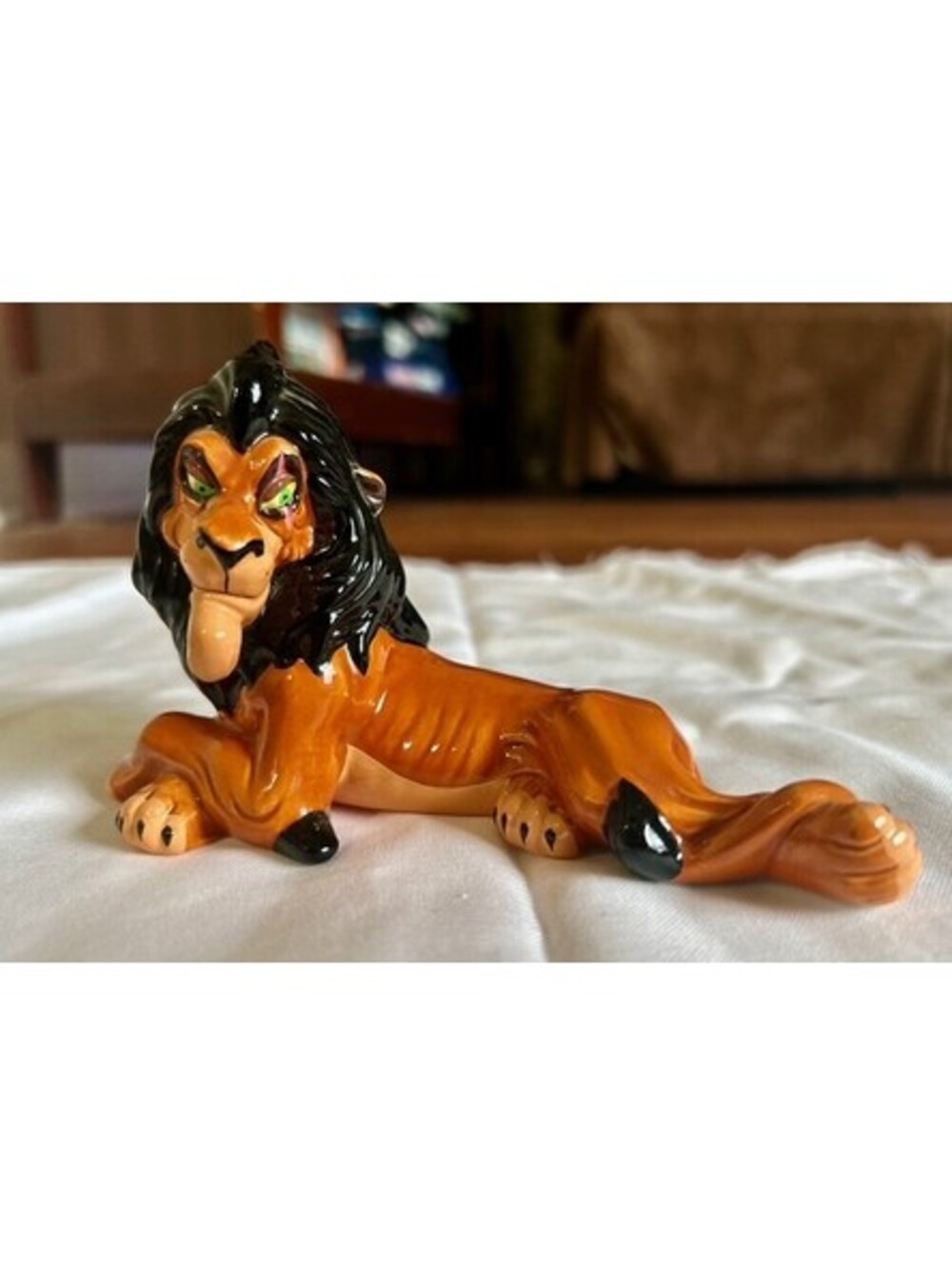 Vintage Disney Scar Ceramic Figurine